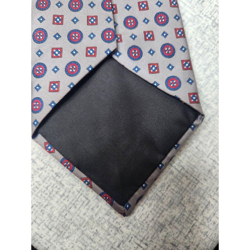 Pierre Cardin & Della Croce Ties Silk & Polyester Striped & Geometric Vintage - Picture 7 of 10